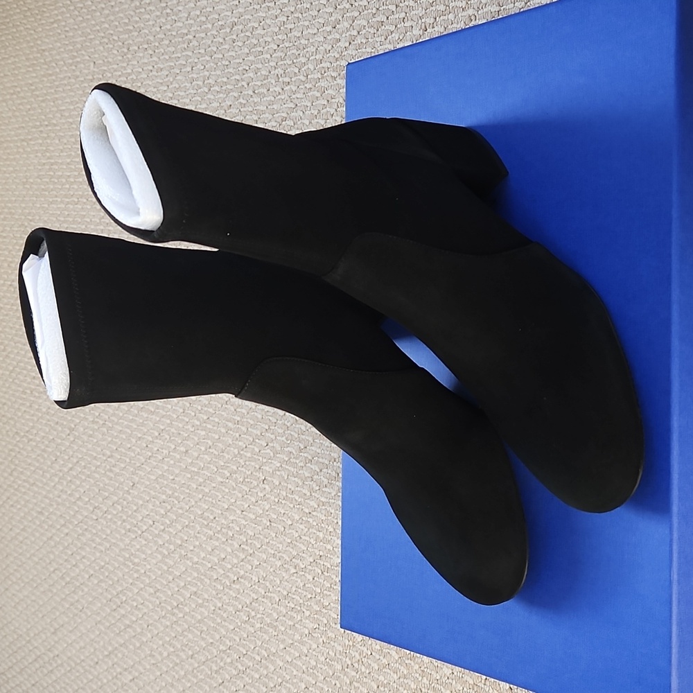 Stuart Weitzman Black Ankle Boots